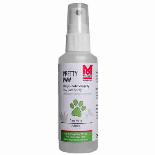 Hundepflege Pfotenpflege Spray Moser Prettty Paw