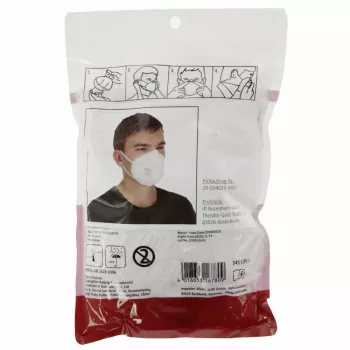 FFP2 Atemschutzmaske mit Ausatemventil im Beutel