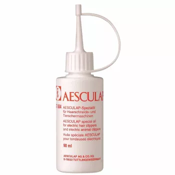 Aesculap spezial Schermaschinenöl / Schneidsatzöl, 90ml, Schützt vor Korrosion , reinigt, löst Rost und pflegt ohne zu verharzen