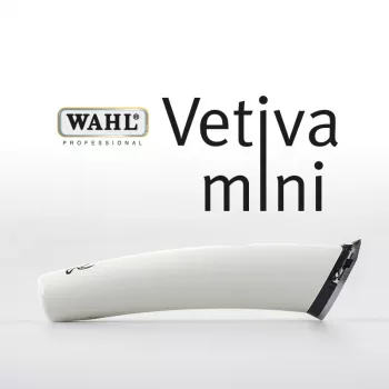 Kleintierschermaschine Wahl Vetiva mit Logo vom Hersteller